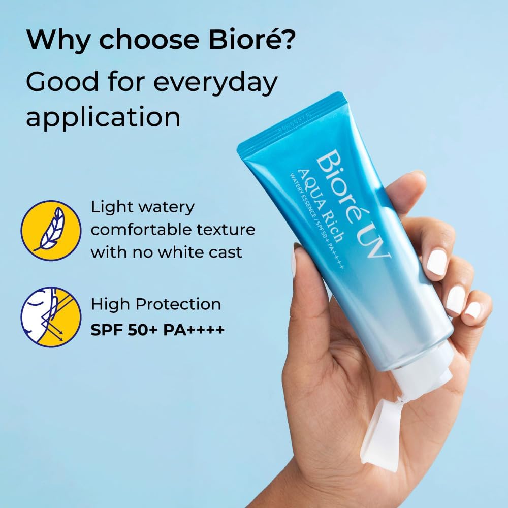 Biore UV AQUA Rich Watery Essence Sunscreen SPF 50+/PA++++ 70g