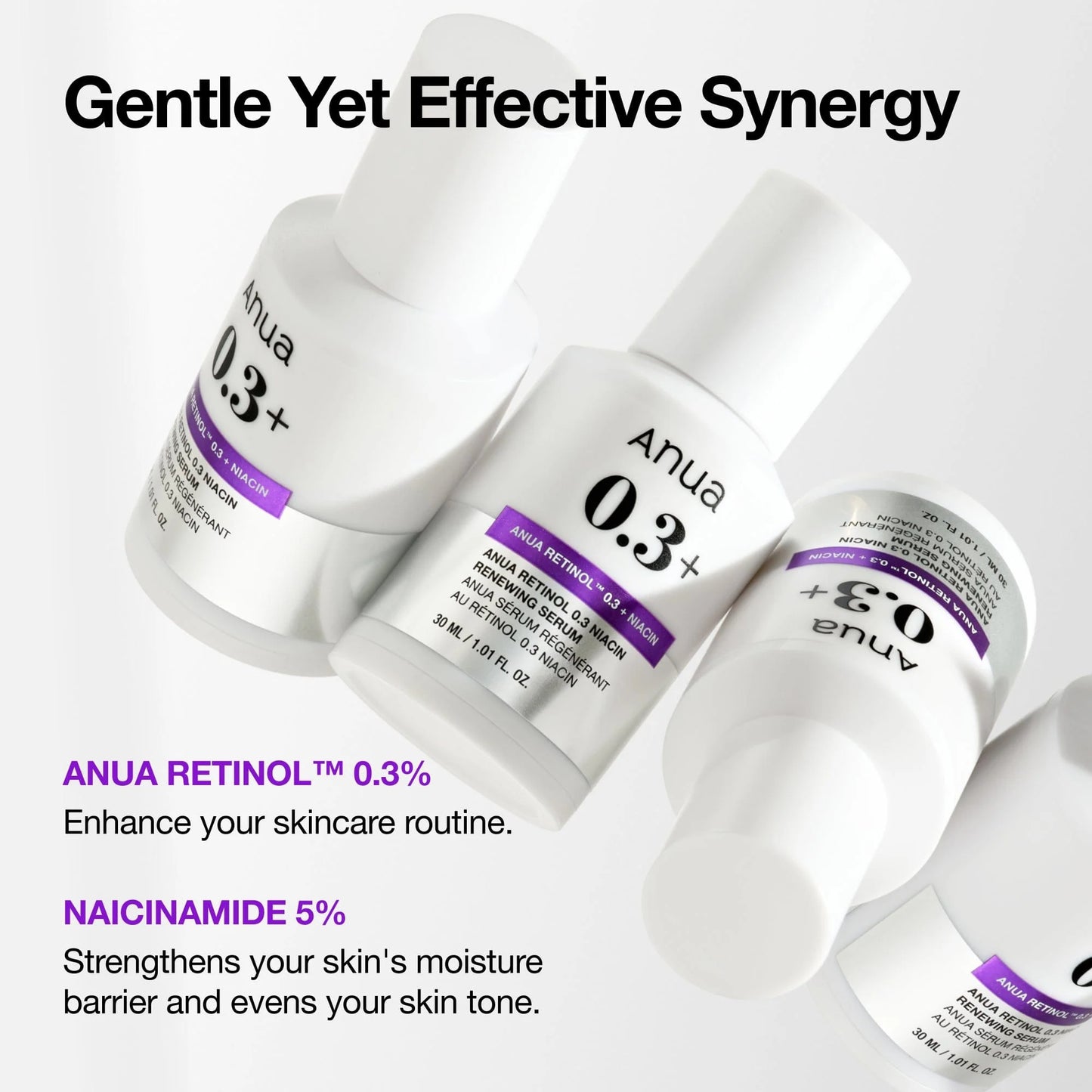ANUA Nano Retinol 0,3% + Sérum Renovador Niacina