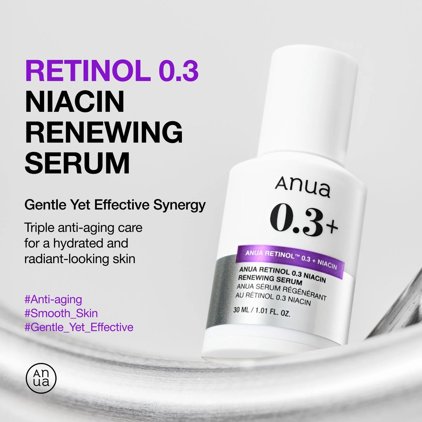 ANUA Nano Retinol 0,3% + Sérum Renovador Niacina