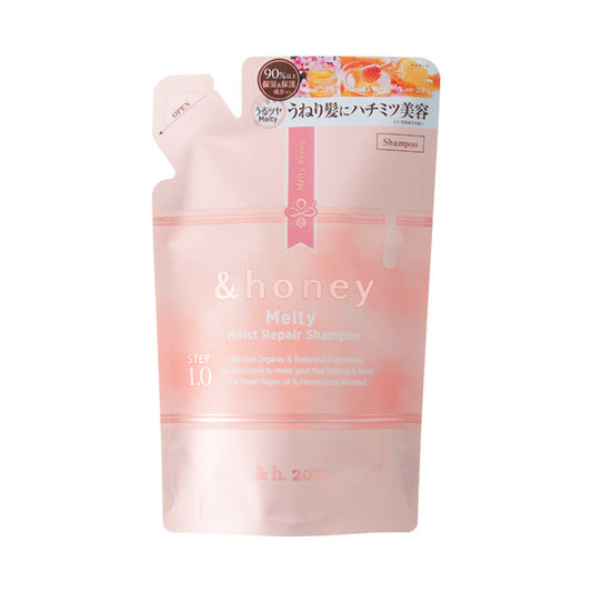Champú reparador hidratante Melty de &amp;honey 1.0 (recarga de 350 ml)