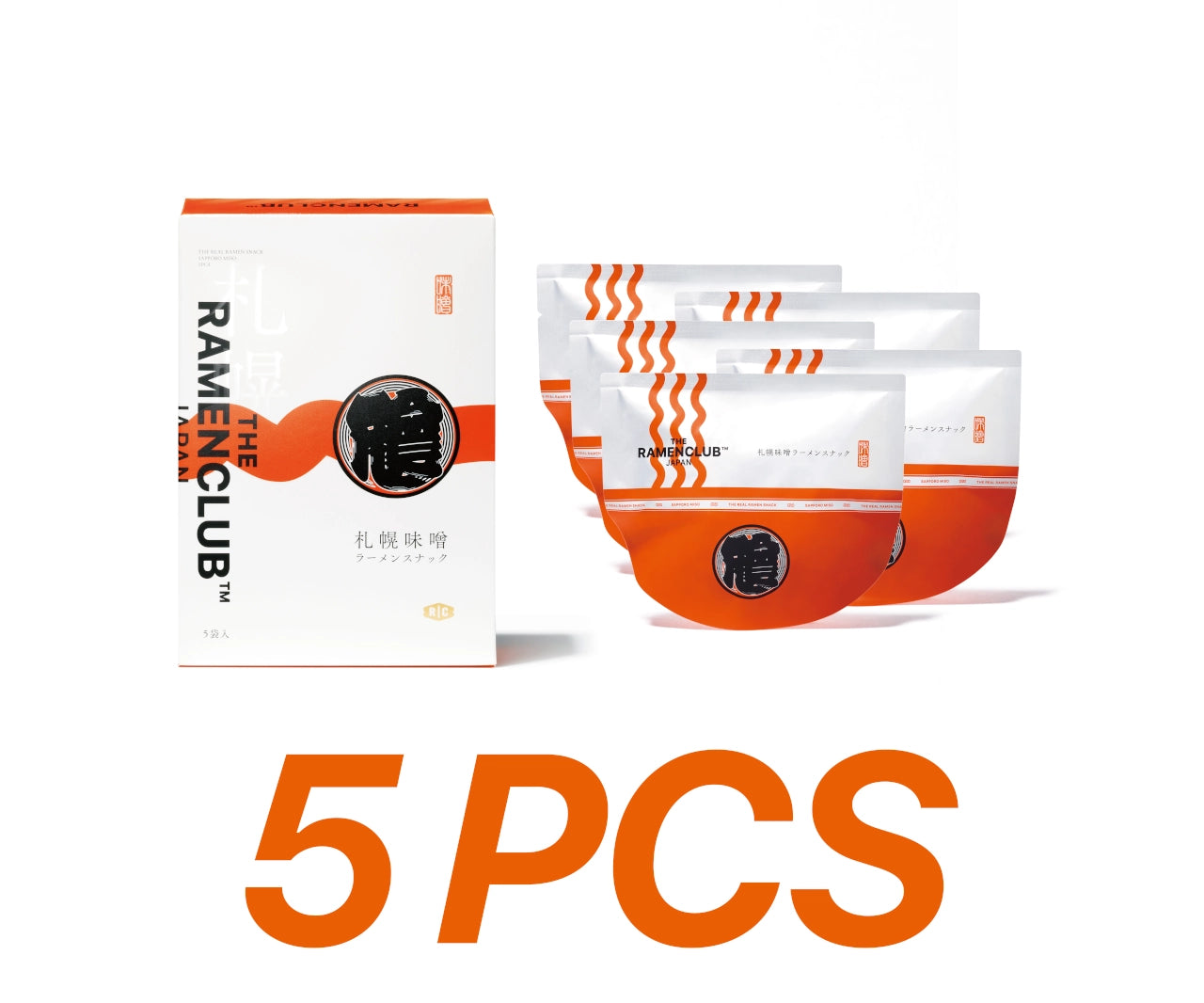 #NEW The Ramen Club Japan Real Ramen Snack 5 pcs