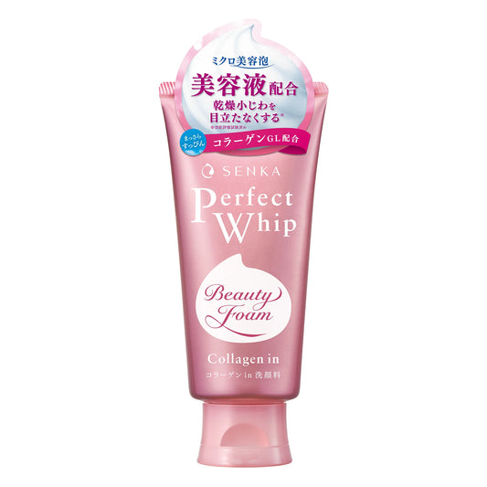 Espuma limpiadora facial con colágeno SENKA Perfect Whip Micro Beauty