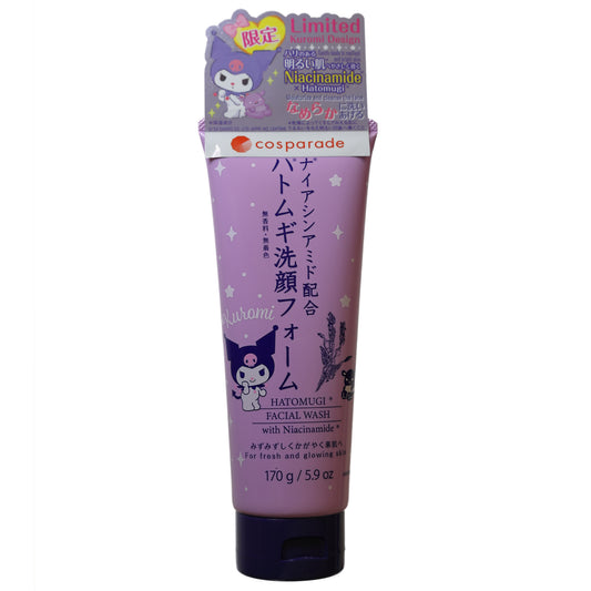 Diseño Kuromi limitado - Jabón facial Hatomugi con niacinamida (170 g)