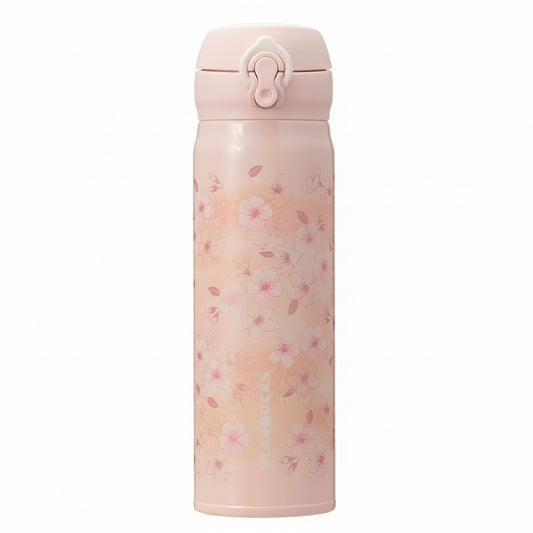 #NEW LIMITED Starbucks SAKURA2026 Handy Stainless Bottle Pink Beige 500ml