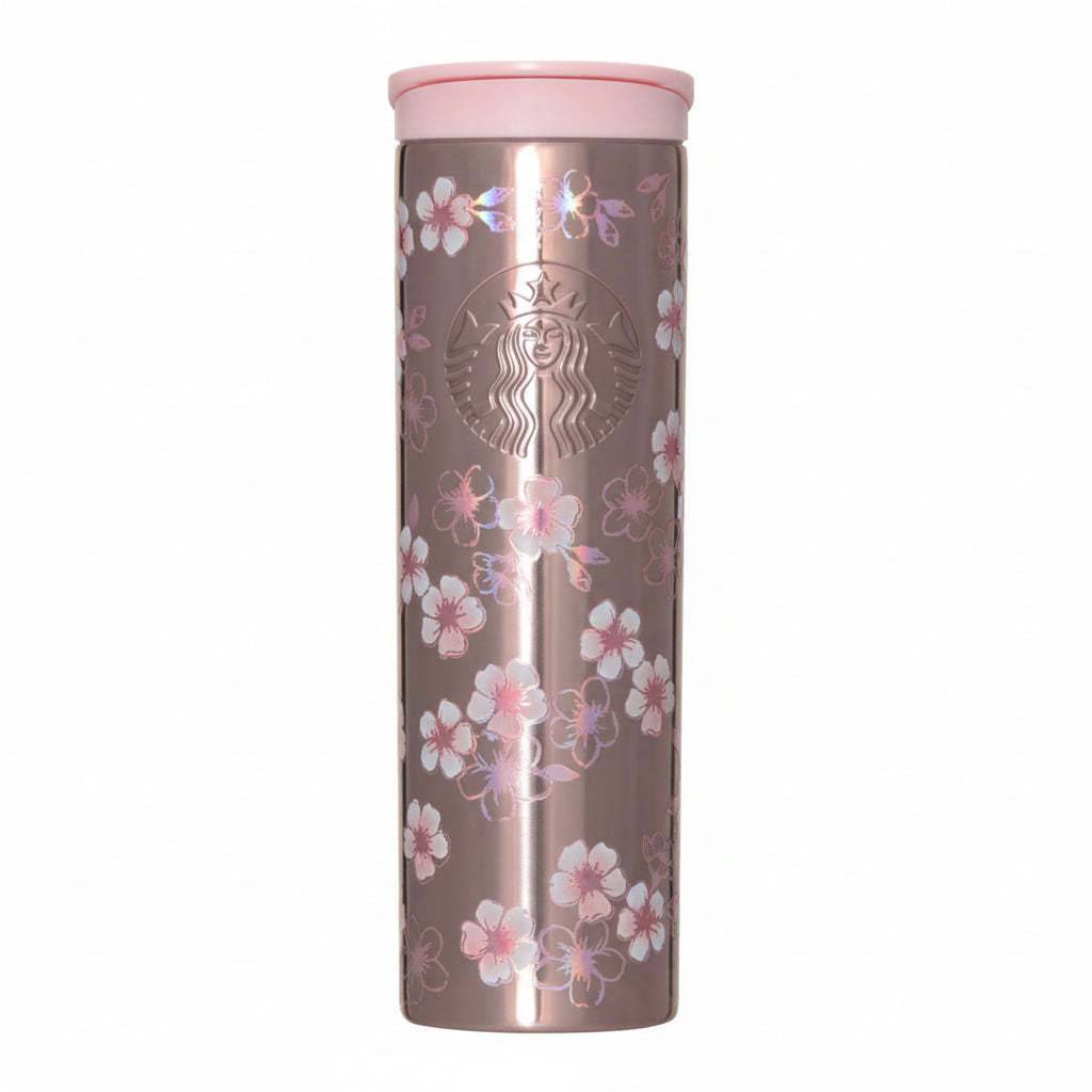 #NEW LIMITED Starbucks SAKURA2026 Stainless Bottle Metalic Pink 473ml