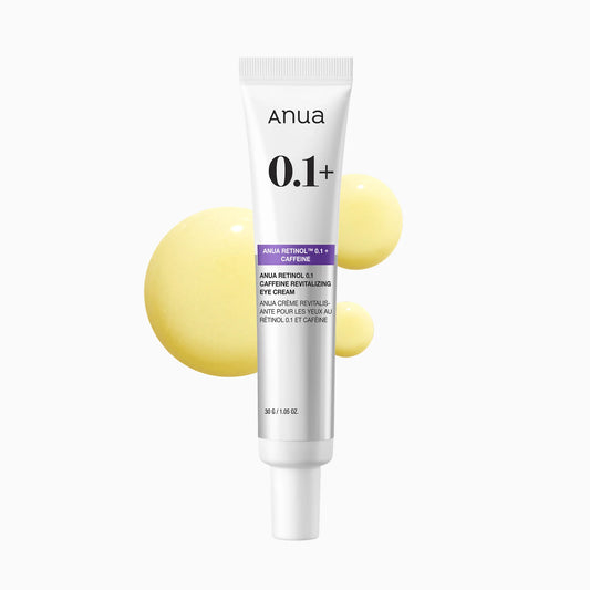 Crema revitalizante para ojos con cafeína y retinol ANUA 0.1